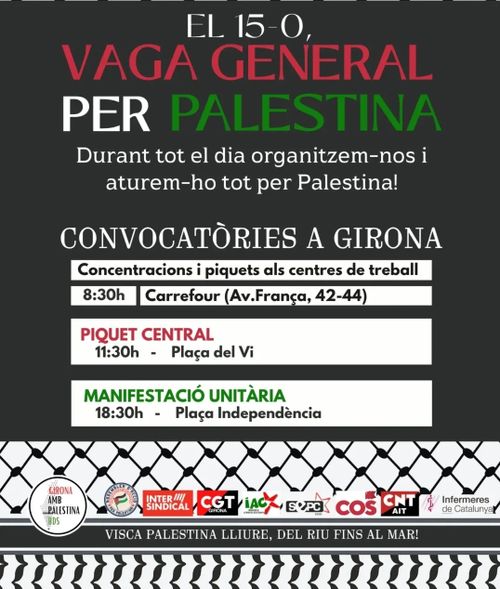 Vaga general per Palestina
