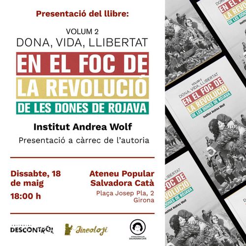 Presentació del llibre Dona, Vida, Llibertat. Volum 2. En el foc de la Revolució de les dones de Rojava