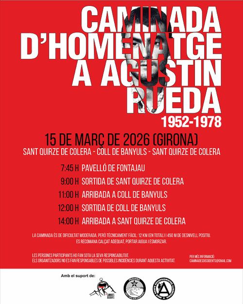 Caminada d´homenatge a Agustín Rueda