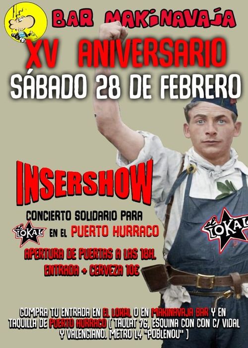 Concierto solidario para el Lokal 