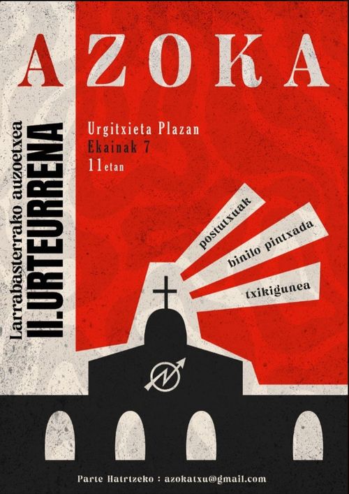 LARRABASTERRAKO AUZOETXEAREN II.URTEURRENA: Azoka, binilo pintxada, txikigunea