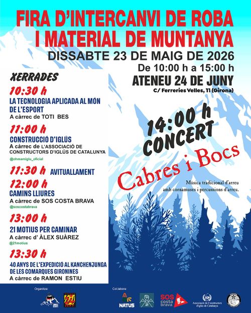 Fira d'intercanvi de roba i material de muntanya 