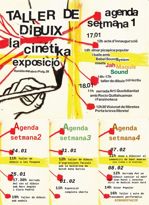 Activitats Exposició Taller de Dibuix La Cinètika