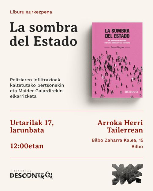 Liburu aurkezpena - "La sombra del Estado"