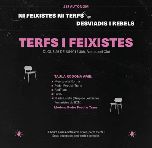 Taula rodona: TERFS i Feixistes