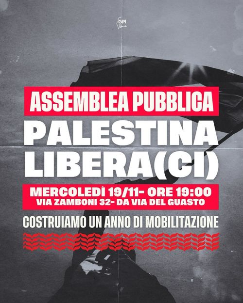 PALESTINA LIBERA(CI) - Assemblea pubblica