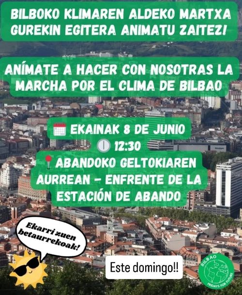 BILBOKO KLIMAREN ALDEKO MARTXA