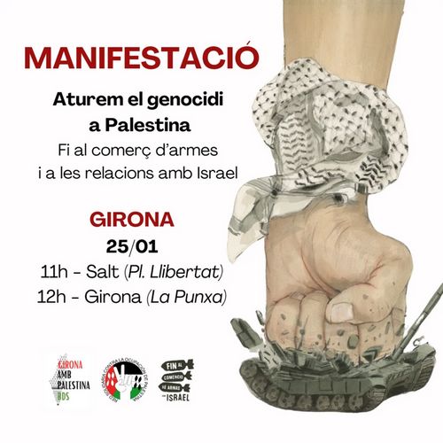 Manifestació: Aturem el genocidi a Palestina