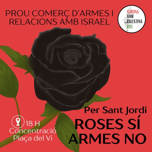 Per Sant Jordi Roses Sí Armes No