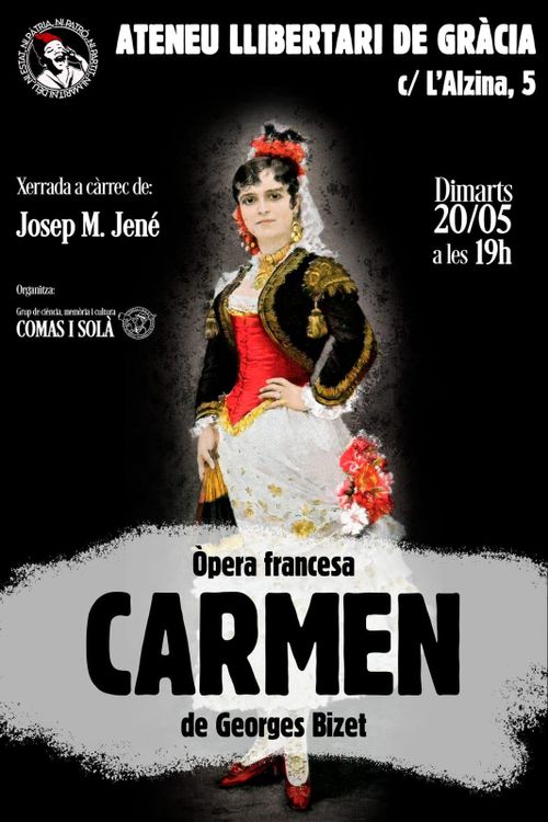 Xerrada i audicións d'òpera: "Carmen" de Georges Bizet