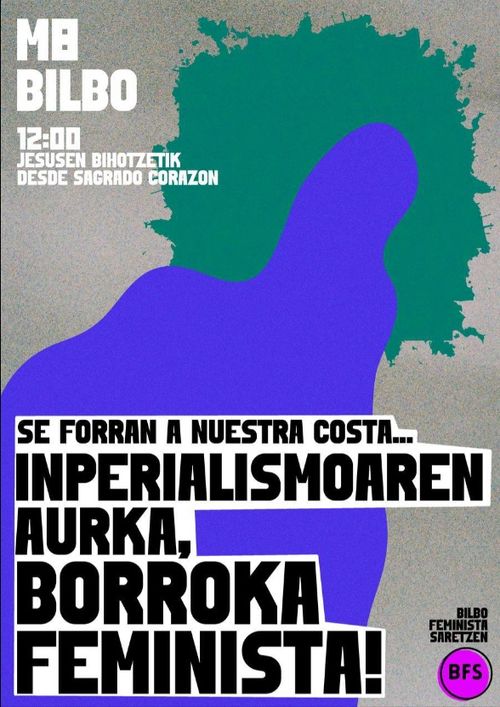 SE FORRAN A NUESTRA COSTA... INPERIALISMOAREN AURKA, BORROKA FEMINISTA!