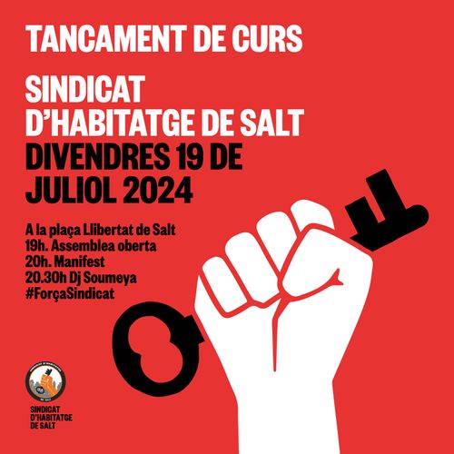 Tancament de curs del Sindicat d'Habitatge de Salt