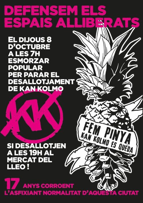 Defensem els espais alliberats