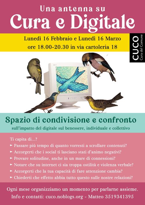 Cura e Digitale. Spazi di condivisione e confronto