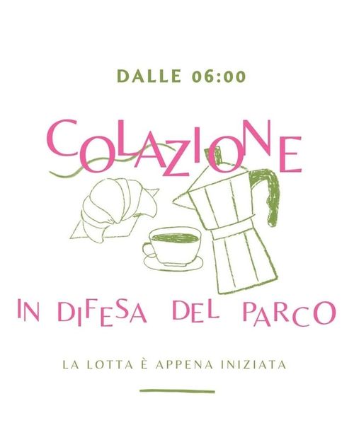 Colazione resistente al parco