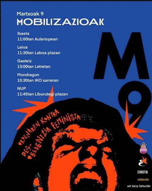 M8 UNIBERTSITATEAN: ORDENAREN KONTRA, DESOBEDIENTZIA FEMINISTA