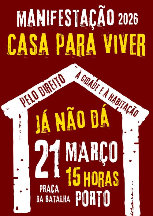 Manifestação Casa para Viver - Porto