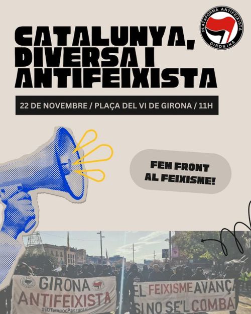 A Girona, ni un respir al feixisme!