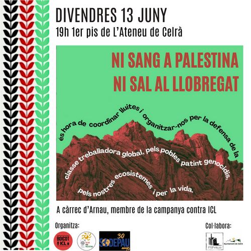 Ni sang a Palestina ni sal al Llobregat