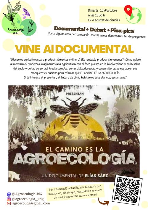 Projecció documental "El camino es la Agroecologia"