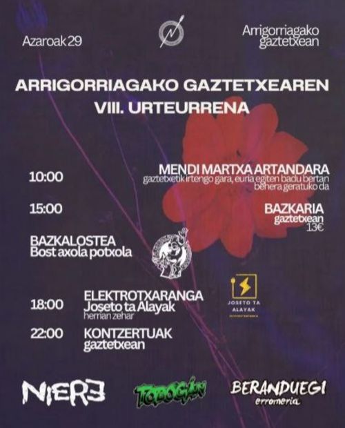 ARRIGORRIAGAKO GAZTETXEAREN VIII. URTEURRENA