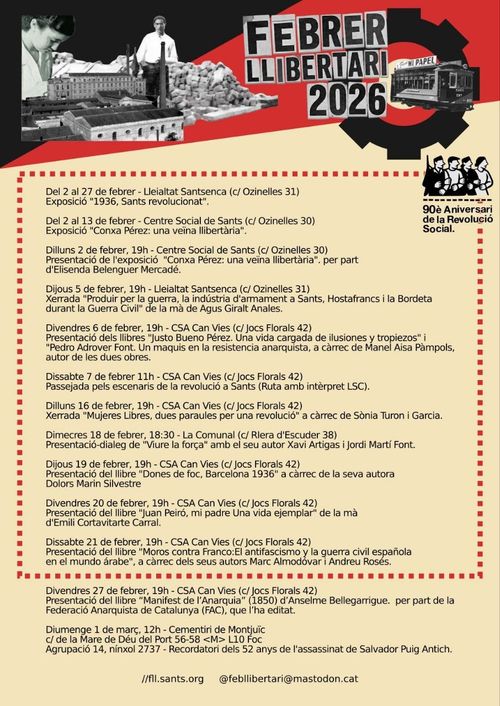 Febrer Llibertari a Sants