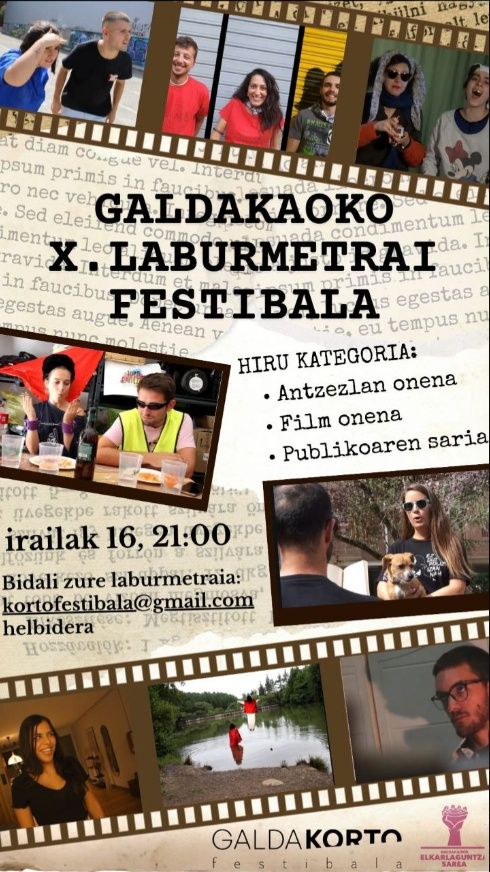 GALDAKAOKO X. LABURMETRAI FESTIBALA