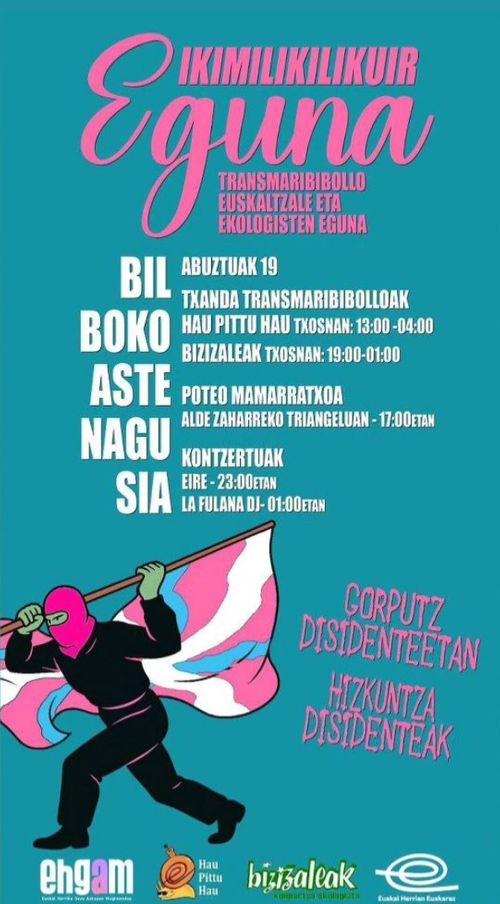 IKIMILIKILIKUIR EGUNA: GORPUTZ DISIDENTE, HIZKUNTZ DISIDENTE