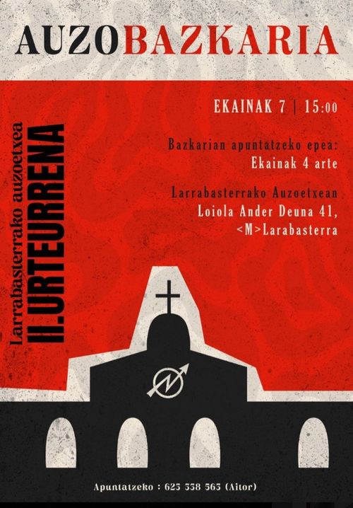 LARRABASTERRAKO AUZOETXEAREN II.URTEURRENA: Auzobazkaria