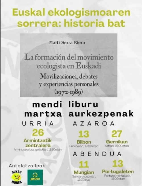 EUSKAL EKOLOGISMOAREN SORRERA: HISTORIA BAT