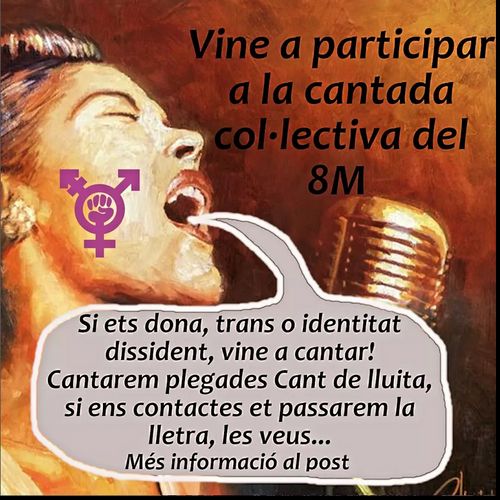 Cantada col.lectiva del 8M