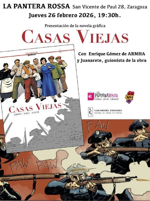CASAS VIEJAS, el cómic de Juanarete, Granell y Silvestre 