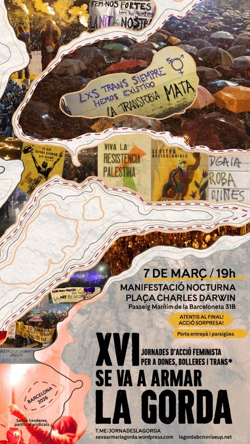 ☂️ Manifestació nocturna no mixta 7M ☂️