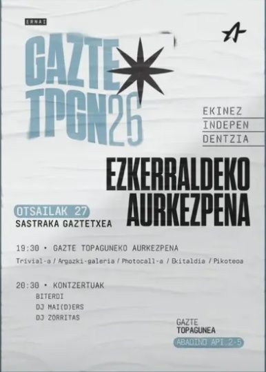 GAZTE TOPAGUNE AURKEZPENA