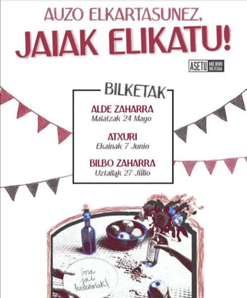 AUZO ELKARTASUNEZ, JAIAK ELIKATU!