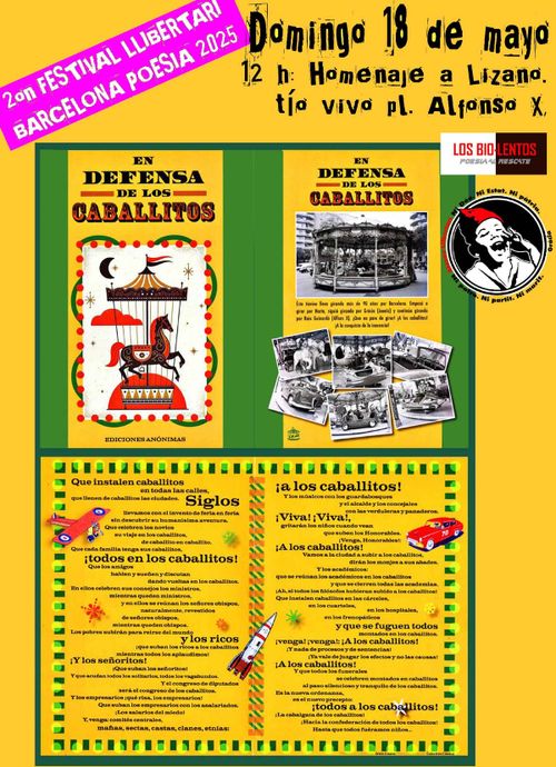 Homenatge a Lizano (2n Festival Llibertari Barcelona Poesia 2025)