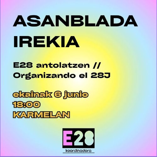 E28 prestatzeko asanblea