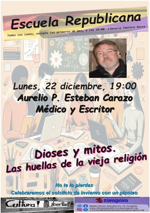 Escuela Republicana: 'Dioses y mitos. Las huellas de la vieja religión' 