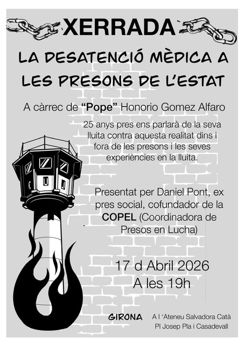 La desatenció médica a les presons 