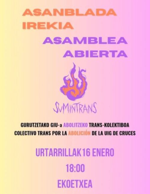 SUMINTRANS bilera irekia