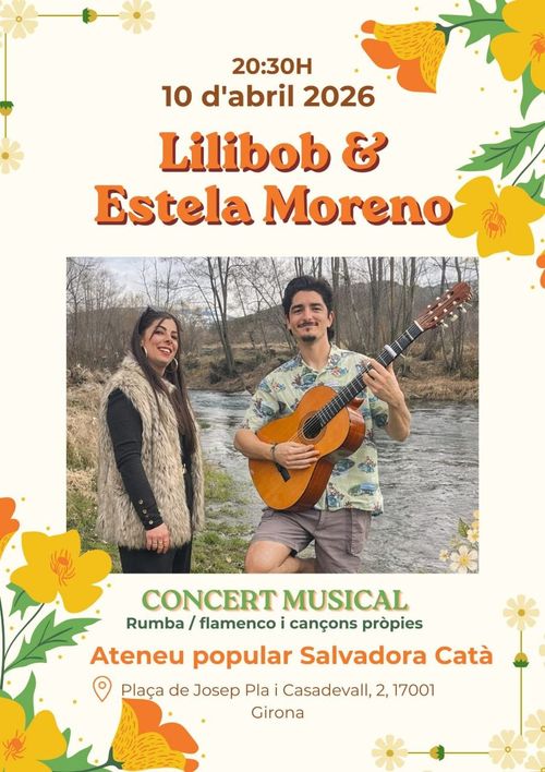 Lilibob & Estela Moreno en concert a l'Ateneu.
