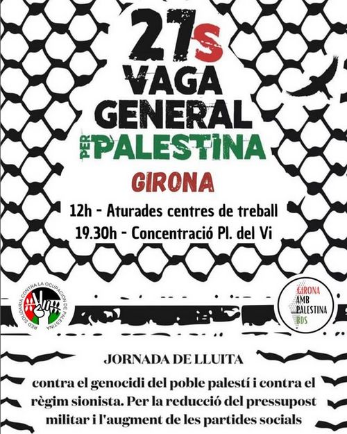 Vaga general per Palestina