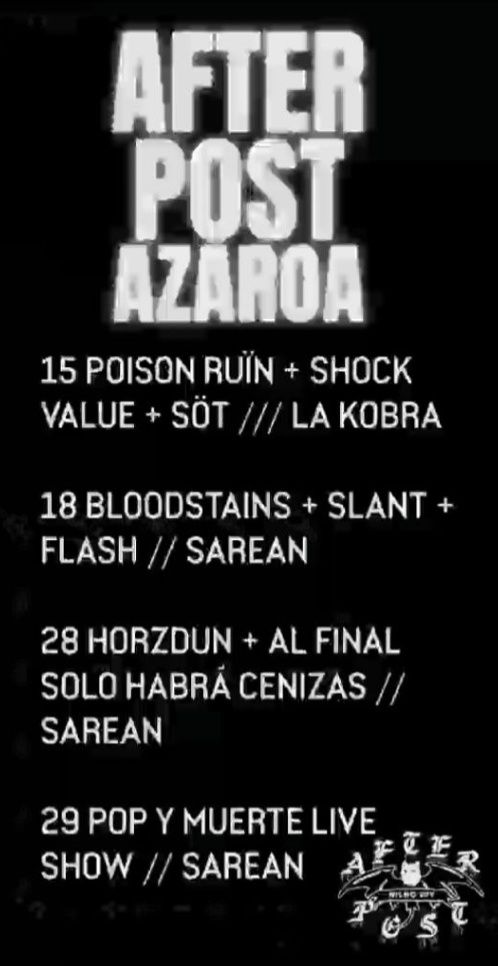 HORZDUN + AL FINAL SOLO HABRÁ CENIZAS