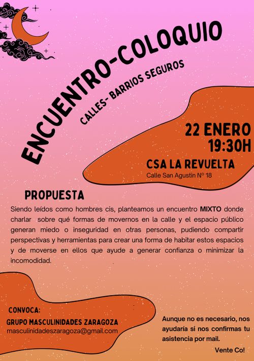 Encuentro-Coloquio, calles y barrios seguros