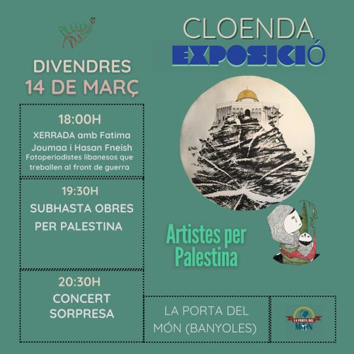 Cloenda Exposició Artistes per Palestina