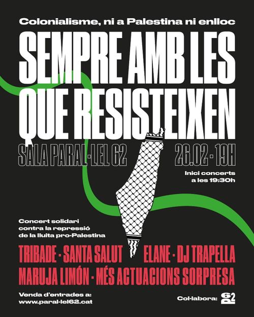 Concert antirrepre Palestina