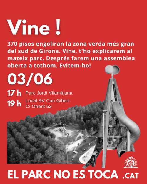 Assemblea Oberta "El Parc no es toca"