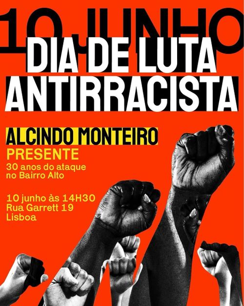 Dia de Luta Antirracista - Alcindo Monteiro Presente