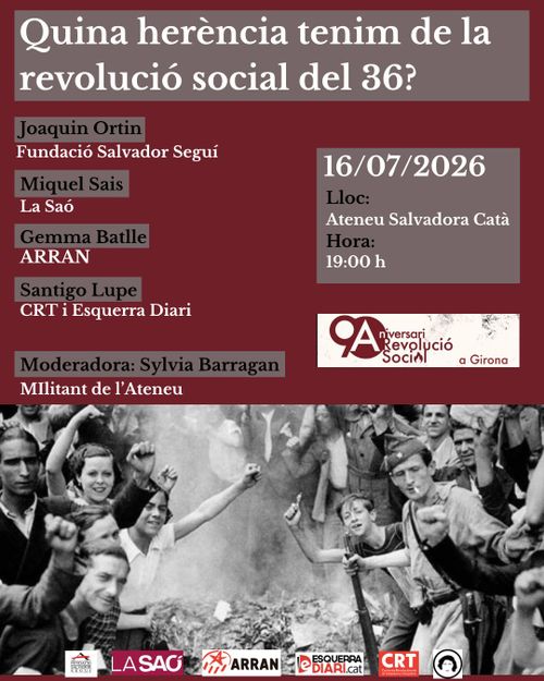 Quina herència tenim de la revolució social del 36?