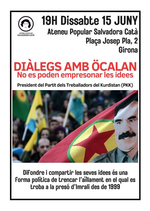 Diàlegs amb Öcalan No es poden empresonar les idees